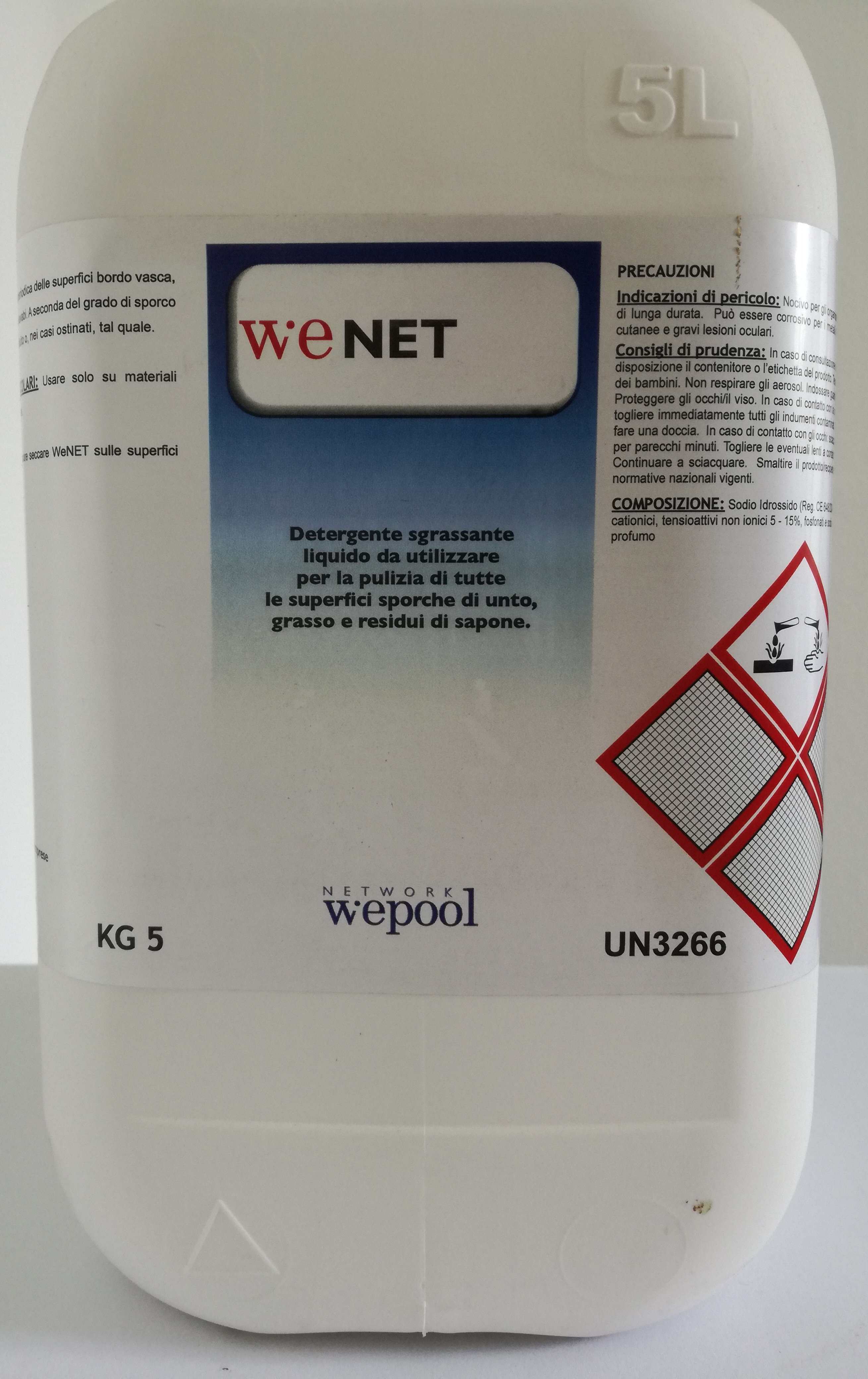 WeNet - Detergente liquido sgrassante 5 kg